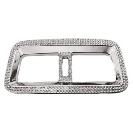 NIUHURU Compatible with Lexus RX 350 450 Accessories Car Bling Interior Accessories for Women Modification Accessory (Silver, Rear Vent Cover)