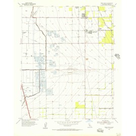 YellowMaps Weed Patch CA topo map, 1:24000 Scale, 7.5 X 7.5 Minute, Historical, 1955, Updated 1956, 27.7 x 22 in - Polypropylene