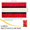 1 Pack Cartoon Tablecloth: Red & White Lightning Bolt Party