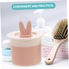 FOMIYES 1set Face Wash Foam Maker Bunny Ear Facial Bubble