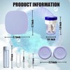CADEVED Contact Lens Case Kit with Cleaner Washer, Contact Lenses