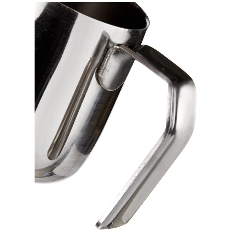 Cilio 0000201383 Latte Macchiato Kännchen, Edelstahl, silber, 6,4 x 7,4