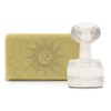 CRASPIRE Handmade Soap Stamp Sun Moon Acrylic Soap Stamp with