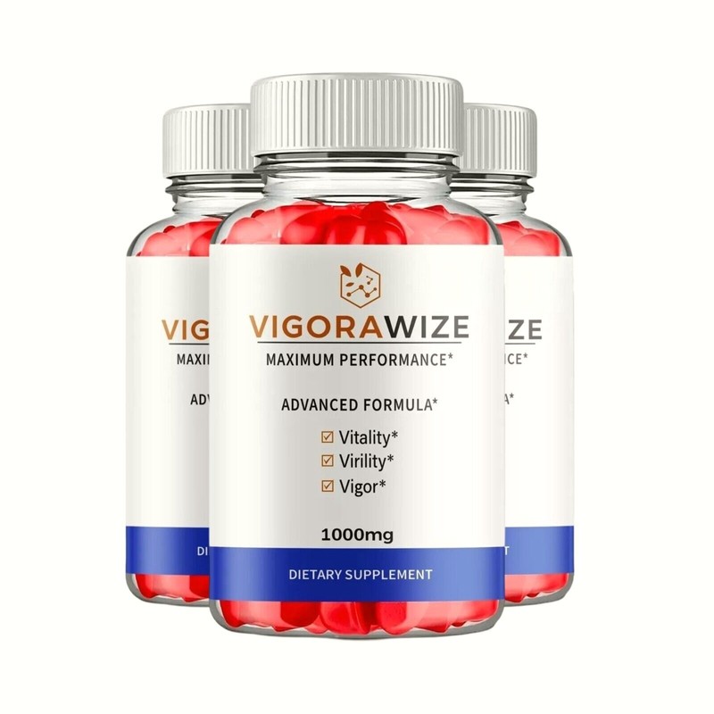 Vigorawize 3-Pack VigoraWize Gummies, Vigorawize Advanced Performance Gummies - 180