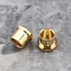 VGOL Gold-Plated RCA Dustproof Cap Protective Cover RCA Female End