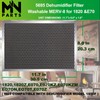 5695 Dehumidifier Filter Washable MERV 8 8x11.5x1 Compatible with Whole-House