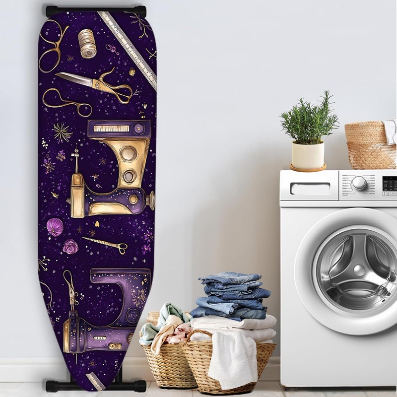 Nuxovilar Purple Sewing Machine Ironing Board Cover,15 * 54inch,Fit Most