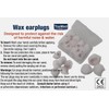 Wax Ear Plugs Earplugs for Sleep & Swimming Reusable Moldable