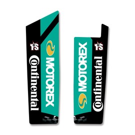 Motorex Fork Protectors Decor - Fork Sticker Decals || SMC 690R 2008-2013