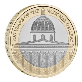 CrawleyCoins 2024 The National Gallery UK £2 Brilliant Uncirculated Coin in Mint Sealed Pack