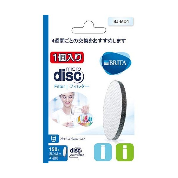 Brita Micro Disc Water Filter Cartridge, Pack of 1