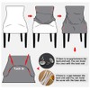 Lellen Stretch Wingback Chair Cover Slipcover - Reusable Wingback Side