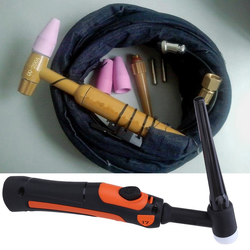 TIG Welding Torch Consumables TIG 17 Head Body Collet Ceramic