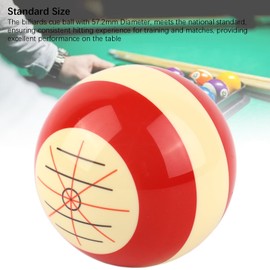 BuyWeek Billiard Cue Ball, 57.2 mm Pool Balls Resin Standard Pool Training Ball for American Billiard Eight Balls