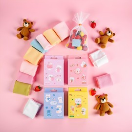 20 Pcs/Box Adhesive Bandages, Random Color Waterproof Band Aid, Cute Kids Bandages, Elastic Sticker,Cartoon Aid Patches Random Styles Adhesive Health and Household Bandaging Supplies