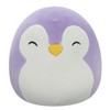 Squishmallows Original Peluche de 19 cm- Elle le Pingouin Violet