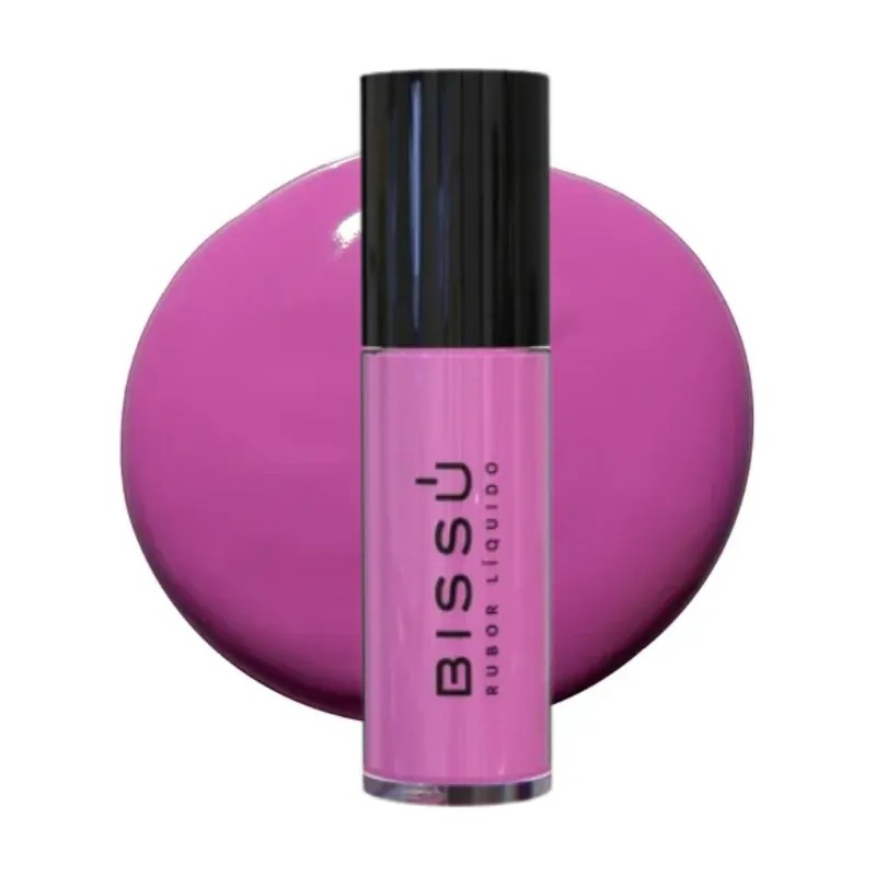 Rubor Liquido Bissu Para Rostro Larga Duracion Mate Satinado Carcajada