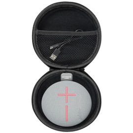 YIIWAY Hard Travel Case Compatible with Ultimate Ears MINIROLL Portable Bluetooth Speaker, Case Only - Black YC80013