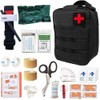 CLIUNT 54 PCS First Aid Kit, Emergency Trauma Kit, First