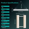 JESLED 1.4FT/16inch 80W T8 Full Spectrum Plant Growing Lights with