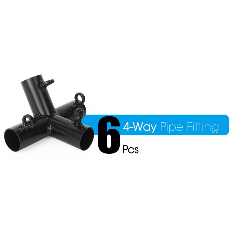 Aoneky 1 3/8'' 6/8/10-Legs High Peak Corner Canopy Fitting Couplers