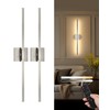 Rayogale 32 Inch Rechargeable Battery Operated Wall Sconce Set of