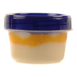 EcoQuality [120 PACK] 4oz Twist Top Storage Containers - Airtight Plastic Food Storage Canisters with Twist & Seal Lids, Leak-Proof - Reusable, Stackable, BPA-Free Snack Containers