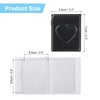 QUARKZMAN 3 Inch Mini Photo Album, Kpop Love Heart Hollow
