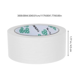 NUOBESTY 2 Rolls White Packing Tape Water Activated Tape Heavy Duty Packing Tape Shipping Tape Craft Paper Tape Gummed Tape Craft Paper Packing Tape Kraft Paper Packing Box Cardboard