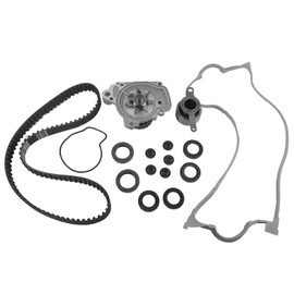 CYCWER 14400-P28-004 Timing Belt Water Pump Kit Fits for 1996-2000 Civic 1.6L, Fits for 1996-1997 Civic del Sol 1.6L, Replace OE 14400-P28-004 14520-P2A-305 19200-P2A-A01