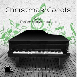 Player Piano Premier Music Compatible with Yamaha Disklavier Systems - Christmas Carols on 3.5" DD 720k Square Floppy Disk