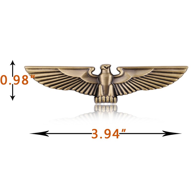 Eagle Metal car Emblem,Auto Emblem,3D Hawk Animal Decoration Metal car