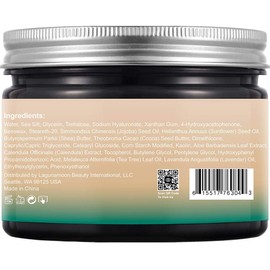 Lagunamoon Facial Deep Cleansing Natural Dead Sea Mud Mask Exfoliating Mask 250g