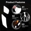 5 x Reflective Stickers for Motorcycle Helmet, High Visibility and