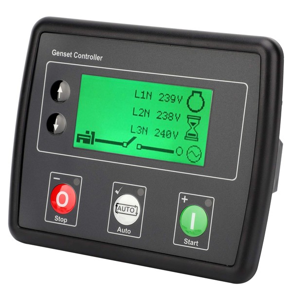 Módulo de Control Automático de Falla de Red DSE4520 Tablero de Control del Generador Diésel Control de Protección LCD de Arranque Automático con Función de Alarma