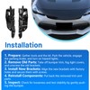 Front Bumper Side Brackets Kit Fits for 2017-2020 Toyota GT
