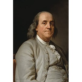 Benjamin Franklin Portrait - Mini Poster - 12" x 18"