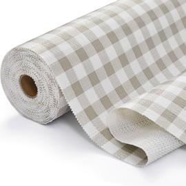 Drawer and Shelf Liner for Kitchen Cabinet Liner Non-Adhesive Non-Slip Shelf Thick Strong Grip Waterproof Contact Paper Easy to Clean for Shelves, Cupboard, Desks,Green Plaid,12IN X 30FT