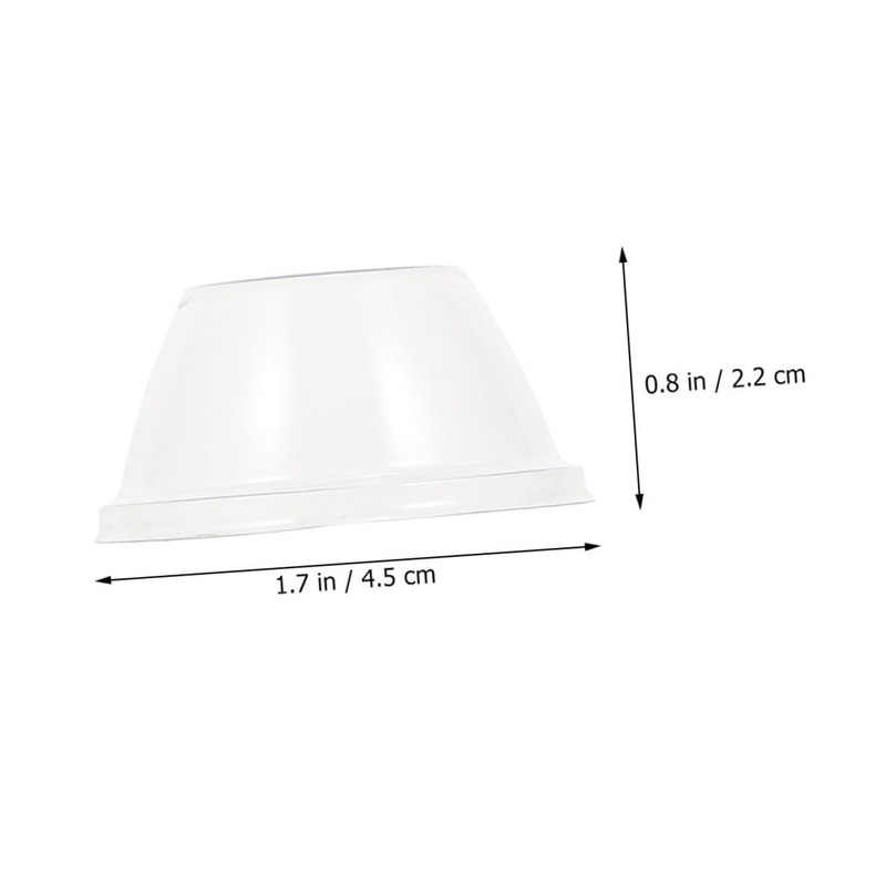 BESPORTBLE 100Pcs Hydroponic Plant Grow Covers Transparent Humidity Dome for