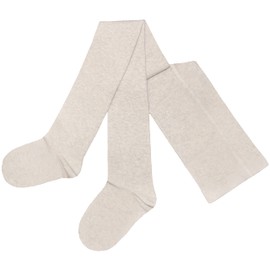 Weri Spezials Women's Tights Plain Smooth Opaque Cotton in Various Modern Colours, Beige (Beige Blend)