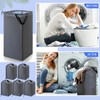 SilTriangle 5 Pcs Travel Laundry Bag with Handles and Drawstring