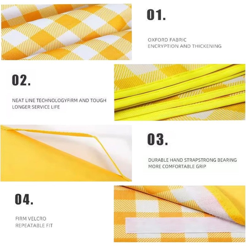 WADY Picnic Blanket Waterproof Foldable in Large 80x60in and Extra