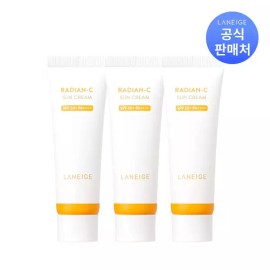 Laneige 래디언씨 선크림 SPF 50+ PA++++ 50ml x 3개 Radiance Sunscreen SPF 50+ PA++++ 50ml x 3 packs