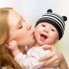 6 Gorras Para Bebé Recién Nacido, Orejas De Oso, Gorras