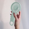 Handheld Fan USB Rechargeable Hand Fan Silent Operation Easy Hanging