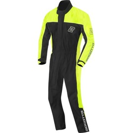 Bogotto Rain 1-piece motorcycle rain suit, black/yellow, 3XL