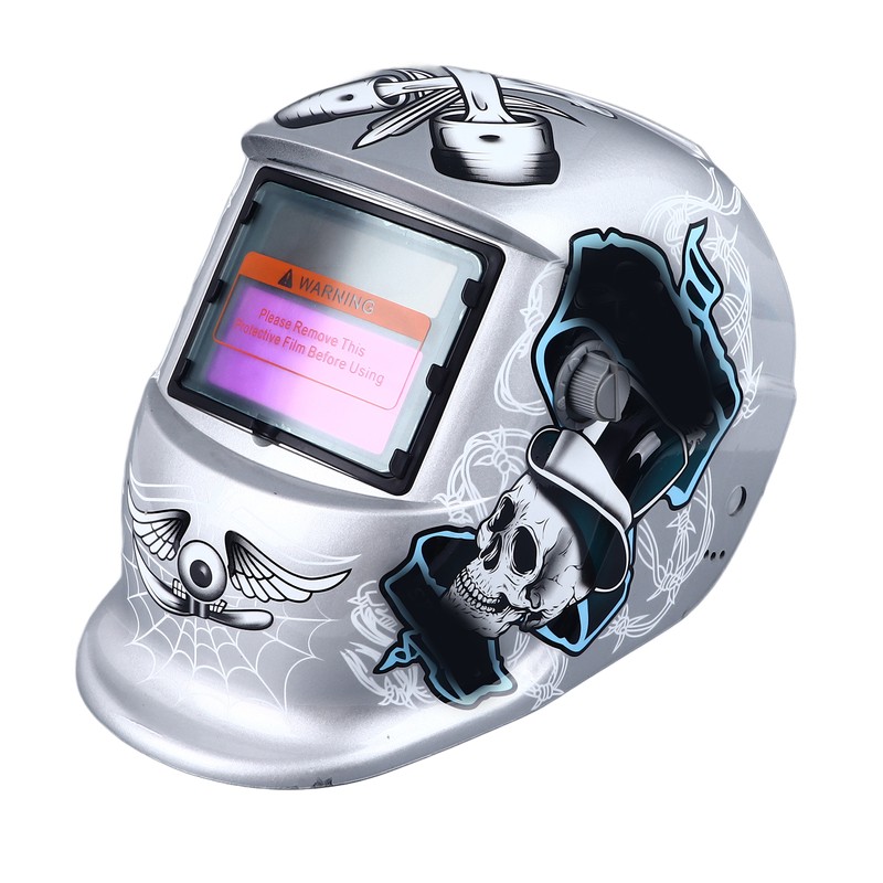 Auto Darkening Welding Helmet 93x43mm Large View Screen 2 Sensors