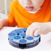 Nicear Magnetic Cube Clock Puzzle Double-Sided 3D Gear Mechanism Brain