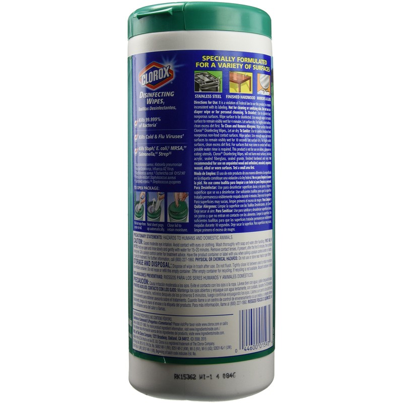 Clorox Wet Wipes Lemon Fresh & Fresh Scent - 3