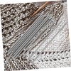 STOBOK Essential Knitting Supplies: 20pcs Metal Knitting Steel Rod Set